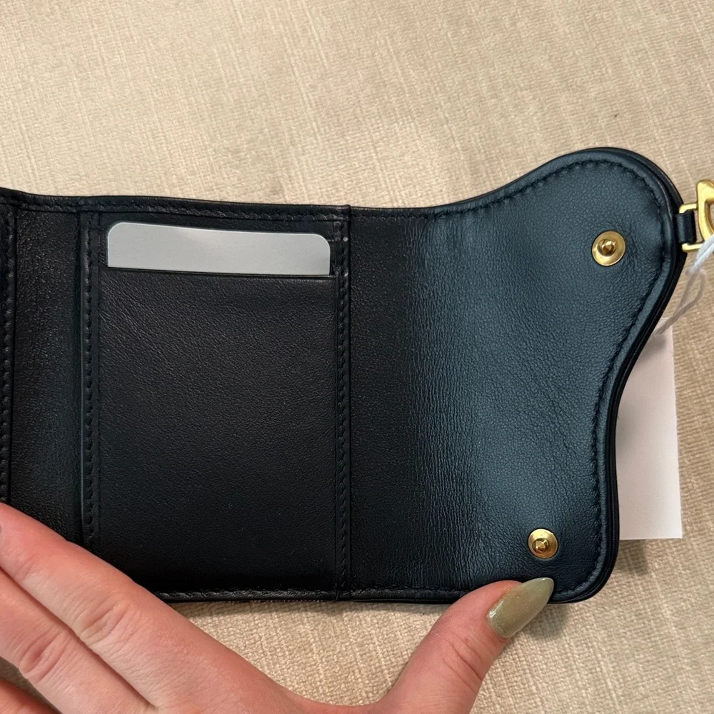 Dior Saddle Lotus Monogram Wallet